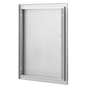 Maniglia verticale singola per porta da cucina esterna in acciaio inossidabile da 20W x 27H pollici, per montaggio a filo, accessori per mobili e parti di ricambio per barbecue - Product Image 6