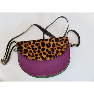 Sac à bandoulière en cuir véritable de haute qualité pour femmes sac à main de créateur de luxe sangle unique Portable Style bohème chaînes décorées - Product Image 2