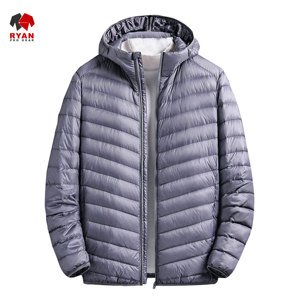 แจ็คเก็ตพัฟเฟอร์แบบกำหนดเองสำหรับผู้ชายจาก Ryan Pro Gear พร้อมโลโก้แบบกำหนดเอง สีพื้น - Product Image 2