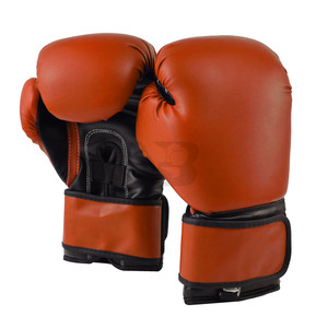 High Quality Leather Professional MMA Boxing <b>Gloves</b> Custom Logo <b>Moisture</b> Wicking Lace-Up Closure for Wrist Training - Product Image 1