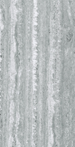 Baldosa de porcelana esmaltada con textura imitación piedra gris travertino, acabado mate, 600 x 1200 mm, para suelos interiores de edificios de oficinas. - Product Image 3
