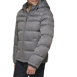 Low MOQ Custom Logo Womens Winter Hooded Puffer <b>Jacket</b> Oversized Fashion <b>Warm</b> Lightweight Thermal Quilted Insulated Supplier - Product Image 3