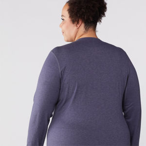 Camisetas Casuales Transpirables de Moda Deportiva de Manga Larga para Mujer, Camisetas de Algodón Lisas de Cuello Redondo para Otoño e Invierno - Product Image 5