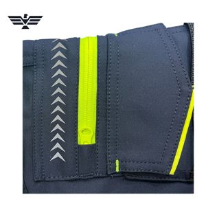 Custom Men's Hi Visibility Polyester Heavy Duty Multi-Pocket Utility Construction Work Shorts <b>Stretch</b> <b>Cargo</b> OEM Logo - Product Image 6