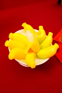 Dai ลูกอมกล้วยปอกเปลือกยาวสีเขียวสกัดจากน้ำผลไม้อร่อยและไม่อาจต้านทานได้ [แพ็กเกจ300กรัม] - Product Image 3