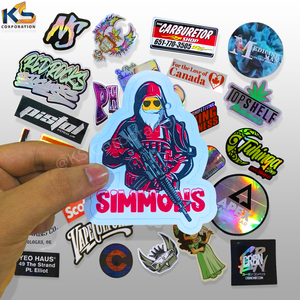 Pegatinas troqueladas de PVC personalizadas ecológicas, diseño de logotipo impreso UV decorativo impermeable, tamaño personalizado de alta calidad para - Product Image 6