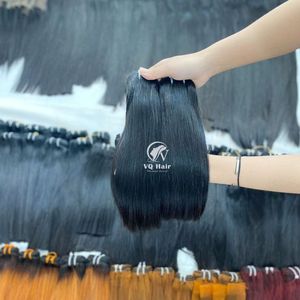 Extensiones de cabello humano recto de hueso de grado Remy vietnamita Super doble dibujado para Frontal de encaje con alineación de cutícula cruda - Product Image 5