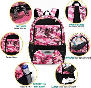 Sac de sport de grande capacité en nylon et polyester de couleur unie, design personnalisé, nouveau best-seller, tendance, fabriqué au Pakistan - Product Image 3