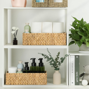 Vietnam Manufacturer Eco Friendly Handmade Water Hyacinth <b>Basket</b> Wholesale Sustainable Woven <b>Storage</b> <b>Baskets</b> - Product Image 5