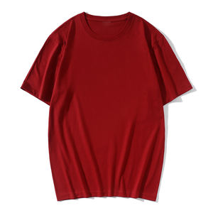 T-shirt en coton uni à col rond pour homme, prix d'usine Chine-Bangladesh, manches courtes, uniforme d'été, t-shirt publicitaire - Product Image 6