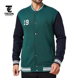 Chaqueta Varsity de Manga Larga con Cuello Alto para Hombre, Invierno, Lana y Lona, para Adultos, Venta al Por Mayor, Precio Bajo, Fabricantes, Mejor Calidad - Product Image 5