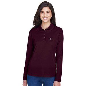 Polo pour femme en coton respirant, motif uni, manches courtes, tricoté, décontracté, boutonné, pour l'été 2026 - Product Image 1