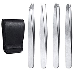 Étui en cuir durable pour outils de beauté, pour pinces à épiler, avec extérieur lisse, design léger et fonction de rangement protectrice - Product Image 5