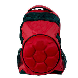 Custom Turquoise 600D Waterproof Basketball <b>Backpack</b> with Ball Holder Mesh Side Pockets for Sports Training - Product Image 2