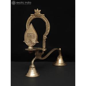 Hecho a mano 7 pulgadas latón Shodash Upachara Vel lámpara tradicional india decoración del hogar artículo - Product Image 3