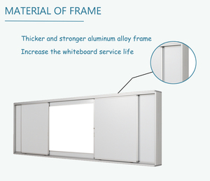 <span class=keywords><strong>Tableau</strong></span> <span class=keywords><strong>magnétique</strong></span> effaçable à sec de qualité commerciale à usage intensif pour salle de classe et bureau - Product Image 2