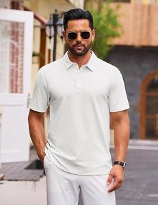 Men's Short Sleeve Polo <b>Shirt</b> Classic Fit Cotton Casual <b>Collared</b> <b>T</b>-<b>Shirt</b> - Product Image 1