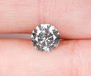 Diamant naturel 1,00 CT, taille sel et poivre, solitaire, couleur fantaisie, taille brillant rustique, percé au laser, extraits de la Terre, diamant brut personnalisé - Product Image 6