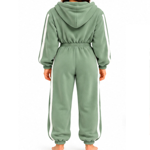 Combinaison en polaire pour femmes, coupe décontractée, vêtements décontractés pour le temps froid - Product Image 4