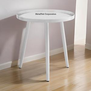 Modern Round Metal Coffee <b>Table</b> Nordic <b>White</b> Side <b>Table</b> for Living Room Small Luxury Tea <b>Table</b> Decorative Minimalist <b>End</b> <b>Tables</b> - Product Image 3