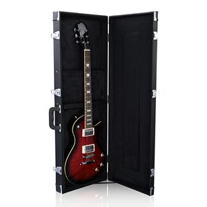 Custodia Rigida Nera Portatile per Chitarra Elettrica Standard, Borsa per Chitarre Elettriche Senza Spedizione nei Fine Settimana - Product Image 2