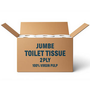 Rollo de Papel Higiénico Mega Jumbo, Largo, Suave y Resistente, Ideal para Baños de Alto Tráfico - Product Image 1