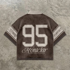 Camisetas Casuales para Hombre, Corte Holgado, Tallas Grandes, Estampado Personalizado, Tejido de Punto, 100% Algodón Transpirable, Lavado Ácido - Product Image 1