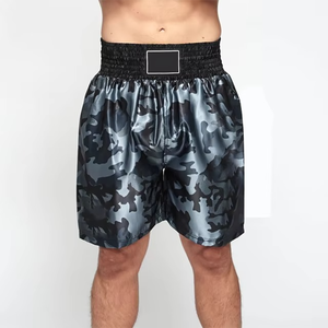 กางเกงมวยไทยผู้ชายปรับราคาได้ ผ้าไม่ยับ คุณภาพสูง ระบายอากาศได้ดี น้ำหนักเบา พร้อมปรับแต่งได้อย่างเต็มที่ - Product Image 1