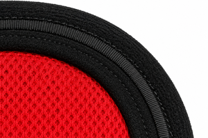 Black <b>Beret</b> Hat with Red Inner lining 100% <b>Wool</b> in Stock HIG Logo for Saudi Arabia - Product Image 3