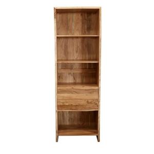 Bibliothèque Modulaire Moderne en Bois Écologique à 4 Étagères, Autoportante, pour Salon et Bureau à Domicile, Design Minimaliste, Durable - Product Image 1