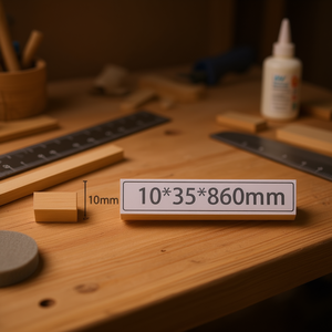 Listello di legno Ilan 10x35x860mm per artigianato e progetti fai da te - Product Image 3