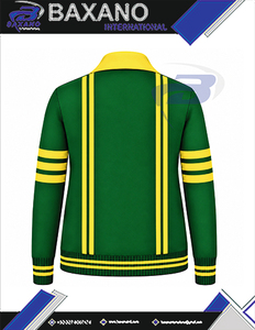 Cardigan d'hiver personnalisé pour femmes de la sororité Chi Eta Phi, avec broderie du blason, col en V, boutonné, en tricot doux acrylique, style grec. - Product Image 5