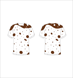 Camiseta de Manga Corta para Hombre con Estampado de Puntos, Cuello Redondo, Corte Regular, Informal, Transpirable, de Poliéster Tejido, con Logotipo Estampado en la Parte Delantera - Product Image 3