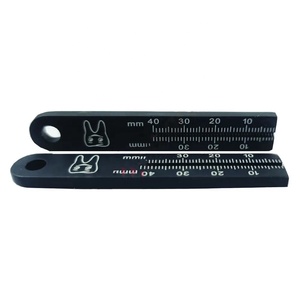 Jauge endodontique en acier inoxydable 40 mm, règle de mesure manuelle pour instruments dentaires et implants, mesure de la largeur du canal radiculaire - Product Image 2