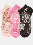 New Design Floral Print Ankle Socks Cotton Spandex Breathable Summer Thin Knitted Jacquard Pattern Daily Wear - Product Image 4