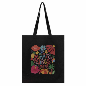 Beach Vibes Eco-Friendly Fashion Jute Tote <b>Bag</b> PP Webbing Handles <b>Medium</b> <b>Size</b> Geometric Pattern Zipper Closure Daily Outdoor Use - Product Image 1