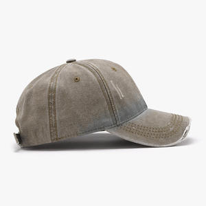 Hot Selling Vintage Washed Cap For Adults Solid Colore Blank <b>Hat</b> Vintage Wash Dad Caps Distressed Style Windproof Quick-dry Caps - Product Image 3