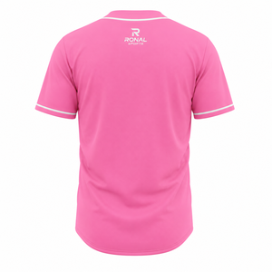 Nouveau maillot de baseball d'hiver pour hommes, imprimé, à manches courtes, équipe Ronal Sports, 140g, 100% polyester - Product Image 2