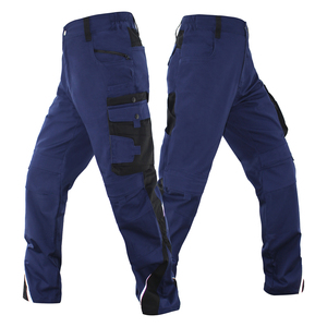Pantalones de Trabajo de Seguridad Reflectantes para Hombre, 100% Algodón de Alta Calidad, Ropa de Trabajo Protectora para Trabajadores de la Construcción, Senderismo al Aire Libre - Product Image 5