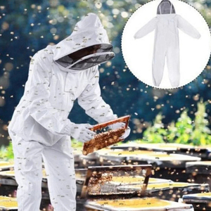 Traje de Seguridad Blanco Transpirable de Tyvek, Ajuste Holgado, Nivel de Protección D, Ropa de Apicultor, Trajes de Seguridad para Apicultura - Product Image 4