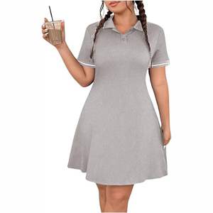 Robe de football pour femmes, imprimée, à manches courtes, légère, respirante, anti-humidité, vêtements de sport actifs, uniforme de compétition - Product Image 1