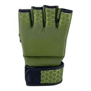 Guantes de Entrenamiento de Boxeo y MMA, de Piel Sintética, con Logotipo Personalizado, Engrosados, Resistentes al Desgaste, de Medio Dedo, para Entrenamiento de Combate - Product Image 2