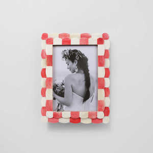 Handmade Resin Rectangle Photo <b>Frame</b> Blue White Inlay Tree <b>Design</b> Tabletop Home Decor <b>Wall</b> Decor - Product Image 4