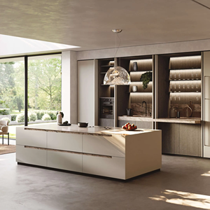 ตู้ครัวฐาน MDF รุ่นขายดีที่สุดของ JY Project ดีไซน์ปรับปรุงใหม่พร้อมอ่างล้างจาน วัสดุไม้ ผลิตจากโรงงานโดยตรงในเวียดนาม - Product Image 2