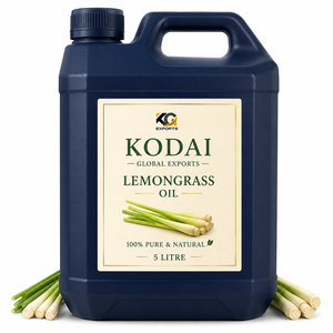 Aceite Esencial de Limoncillo de Tamil Nadu 100% Puro y Natural de Primera Calidad, Destilado al Vapor, para Aromaterapia y Cuidado Facial, Kodai Global Export - Product Image 1