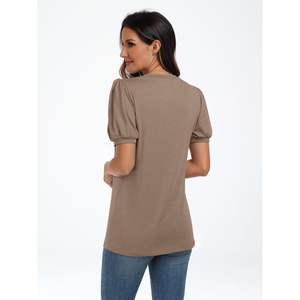 2025 2025, blusas elegantes de verano para mujer, camisas de manga corta, patrón bordado, trajes informales de negocios para primavera XS XL - Product Image 3