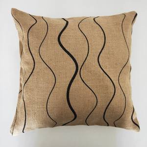 ปลอกหมอนอิงผ้ากระสอบป่านธรรมชาติ สไตล์วินเทจ สำหรับตกแต่งบ้าน ห้องนั่งเล่น คุณภาพส่งออก - Product Image 4