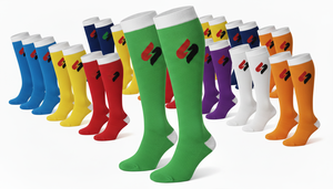 Plain <b>Knee</b> <b>High</b> <b>Socks</b> Men Cotton Blend Stretch Soft Breathable Long <b>Socks</b> Custom Design Wholesale - Product Image 5