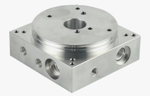 Custom CNC Machined Metal Block with Threaded Holes and Flange – OEM Precision Parts Manufacturer Keywords - Product Image 5