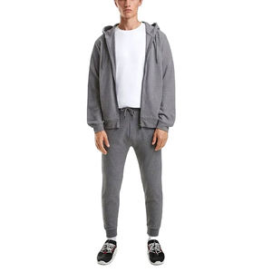Ensemble de vêtements de sport personnalisés 2 pièces 100% coton, tenue d'entraînement de gym, vêtements de fitness en gros, vêtements de sport à séchage rapide, survêtement - Product Image 2
